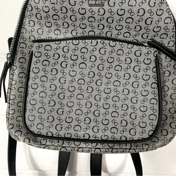 NWOT Guess Signature Logo Vegan Leather Mini Backpack - Picture 13 of 14